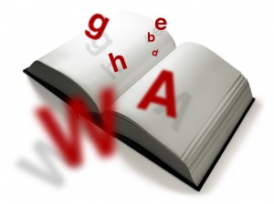 flying words